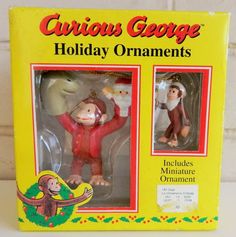 233 best curious george images on pinterest in 2018 curious george curious george christmas ornament
