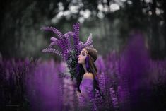 Портретная Фотография, Красивые Женщины, Фиолетовый, Фотографии, Ведьмы, Живописные Пейзажи, Стиль