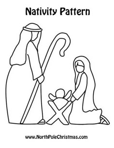 free printable nativity scene patterns christmas patterns free