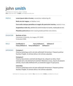 23 best resume templates images on pinterest resume design design