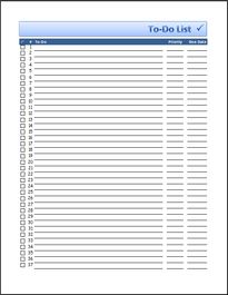 printable to do list pdf fillable form for free download