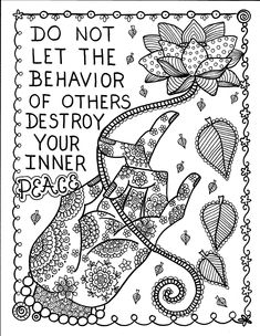 5 Pages Inspiring Coloring Mantras Yoga Peace Om Adult Books
