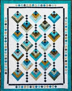 Southwestern Diamond Pattern Embroidery Strip