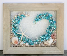 Beach Welcome Sign Welcome Sign Beach Sign Beach Decor Sea Glass Crafts, Sea Glass Art, Resin Crafts, Stained Glass, Diy Crafts, Seashell Art, Seashell Crafts, Beach Crafts, Creation Deco