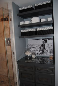 Remodel Bathroom Linen Closet take the door off your bathroom linen closet for a chic and open Remodel Bathroom Linen Closet take the door off your bathroom linen closet for a chic and open