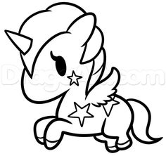 unicornio para colorear