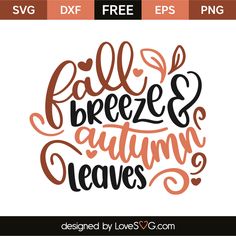 Free Svgs Fall