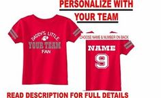 personalized kids jersey