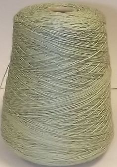 4 PLY VISCOSE CHENILLE YARN KHAKI OLIVE 500g CONE HAND MACHINE KNITTING WEAVING