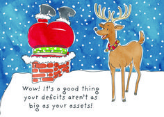 Acute Observation Santas Reindeer Is Making Fun Of His Being Stuck In The Chimney On This C2 B7 Charity Christmas Cardschristmas Acute Observation Santas Reindeer Is Making Fun Of His Being Stuck In The Chimney On This C2 B7 Charity Christmas Cardschristmas