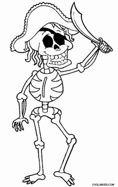 printable skeleton coloring pages for kids cool2bkids