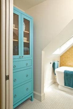 127 Best Yellow Bathroom Remodel Images On Pinterest A Splash Of Color Is All You Need To Add Interest Room Yellow And Turquoise Bathroom Eclectic Atlanta Renewal Design Build