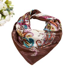 Womens Floral Long Scarf Cute Owl Pattern Shawl Wrap Voile Neck Scarves Clearance