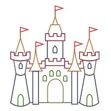 Step by step castle drawing | Ideas for art classroom | Pinterest ... Step by step castle drawing | Ideas for art classroom | Pinterest ...