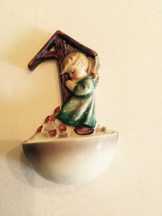 Talavera Holy water font 5.75W x 10.5H