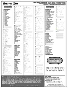 online grocery list maker
