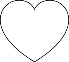 heart stencil plain heart