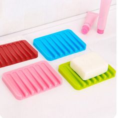 Traveling Wash Soap Dish Storage Soap Box Bathroom Case Double Soap Holder