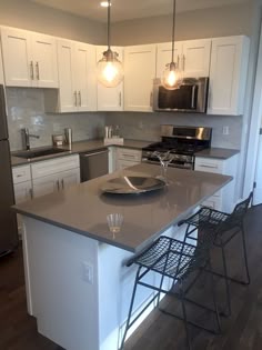 White Kitchen Grey Countertop white kitchen cabinets grey countertops - google search | kitchen White Kitchen Grey Countertop white kitchen cabinets grey countertops - google search | kitchen