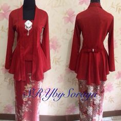 Couple Batik Kebaya Kutu Baru Modern Kebaya Modern Hijab Elevenia