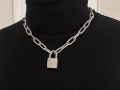 #03 Necklace Opeof Womens Stylish Moon Hexagon Prism Stone Pendant Double Layers Chain Necklace