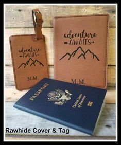 Cat Peep Funny Leather Passport Holder Cover Case Travel One Pocket
