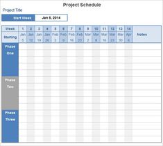 27 best project schedule