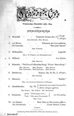 violin recital program template