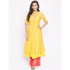 Yellow a Line Mini Dress Biba