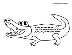 resultado de imagen para cocodrilo dibujo | plantilla cocodrilo ... - Alligator Coloring Pages Printable resultado de imagen para cocodrilo dibujo | plantilla cocodrilo ... - Alligator Coloring Pages Printable