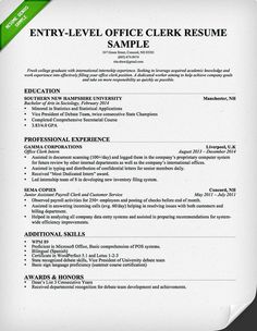 entry level office clerk resume download this resume sample to use as a template - Sample Customer Service Cover Letter entry level office clerk resume download this resume sample to use as a template - Sample Customer Service Cover Letter