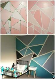 34 Cool Ways To Paint Walls Room Ideas Pinterest Wall Design If You Prefer Contemporary Design A Geometric Accent Wall Pattern Is An Elegant Method To Diffeiate Your House