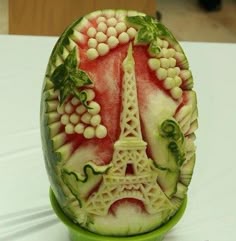 128 best garnishes carving images on pinterest fruit and veg