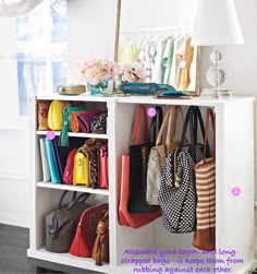 83 Best Bag Storage Images On Pinterest Organizers Purse Cute And Functional Idea For Storing Displaying Purses Bags Organize Storage