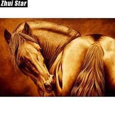 diamond painting diy stitch cross horse rhinestone embroidery 5d mosaic aliexpress zhui square 3d star statue