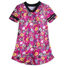 Glitter /& Tied at The Neck Coral Minnie Mouse Girls Toddler T-Shirt 3T Pink