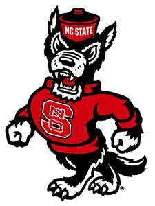 North Carolina State Wolfpack 14k Yellow Gold Cut Out Logo College Charm