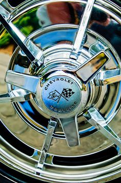 1963 Chevrolet Corvette Split Window Wheel Emblem -478c by Jill Reger Volkswagen, Autos, Auto, Corvette, Car Lover, Motos, Carros, Chevrolet