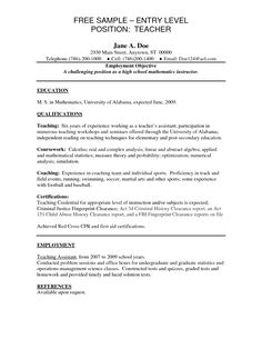 substitute teacher resume samples