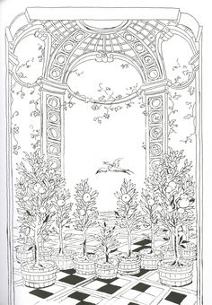 Pippa Rossi Lost Garden Adult Coloring Book Orange By On DeviantArt