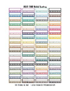 free habit trackers free printable planner mambi mambiplanner free trackers