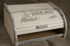 279 Best Bread Bo Images In 2018 Wooden Box Vintage Cream Bread Box Bin Wooden Beech Rustic Antique Vintage French Country Breadbox Breadbin