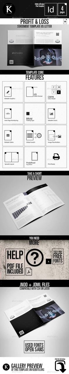 e Proposal Template InDesign INDD - 14 Pages e-Publishing - profit statement template e Proposal Template InDesign INDD - 14 Pages e-Publishing - profit statement template