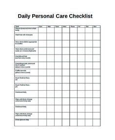 simple checklist template