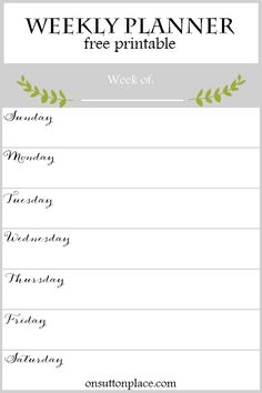 weekly planner free printable coordinates with the 2016 printable monthly calendars and year at a