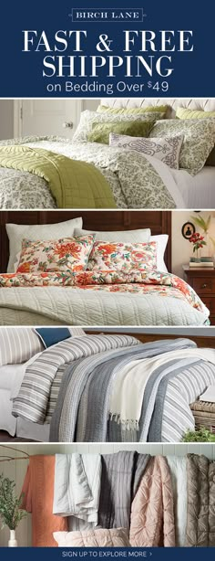 Bedding at birchlane.com! Sign up to find out more about FREE SHIPPING on all orders over $49! Country, Cheap Bedding, Bed Pillows, Bed Spreads, Comforters, Bedspreads, Master Bedding