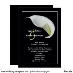Post Wedding Reception Invitations Post Wedding Reception Invitations