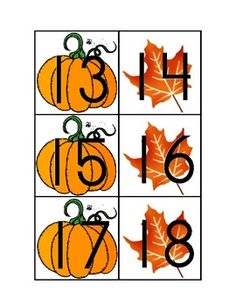 november calendar pieces