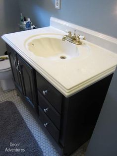 Replacing A Vanity Top Pinterest Countertop Vanities And Diy Replacing A Vanity Top Pinterest Countertop Vanities And Diy Network