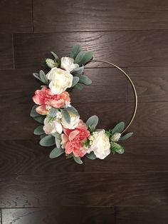 18 Diam Lush Mixed Artificial Floral LED Lighted Summer Door Wreath Decoration with Trailing Ivy